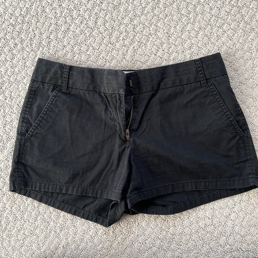 Black J Crew Chino Shorts